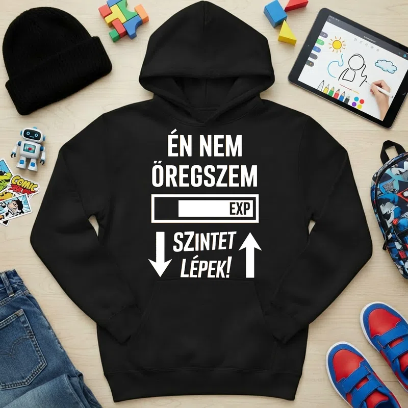 Gyerek kapucnis pulcsi