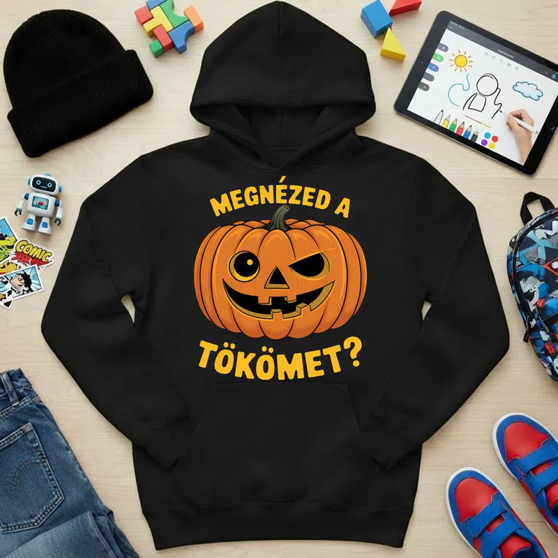 Gyerek kapucnis pulcsi