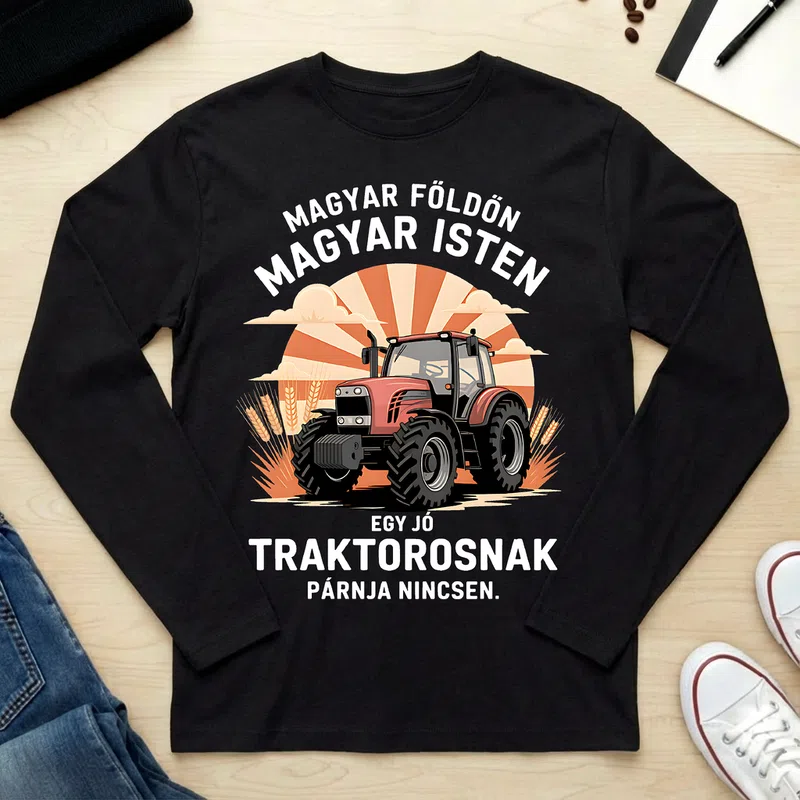 Unisex hosszú ujjú póló