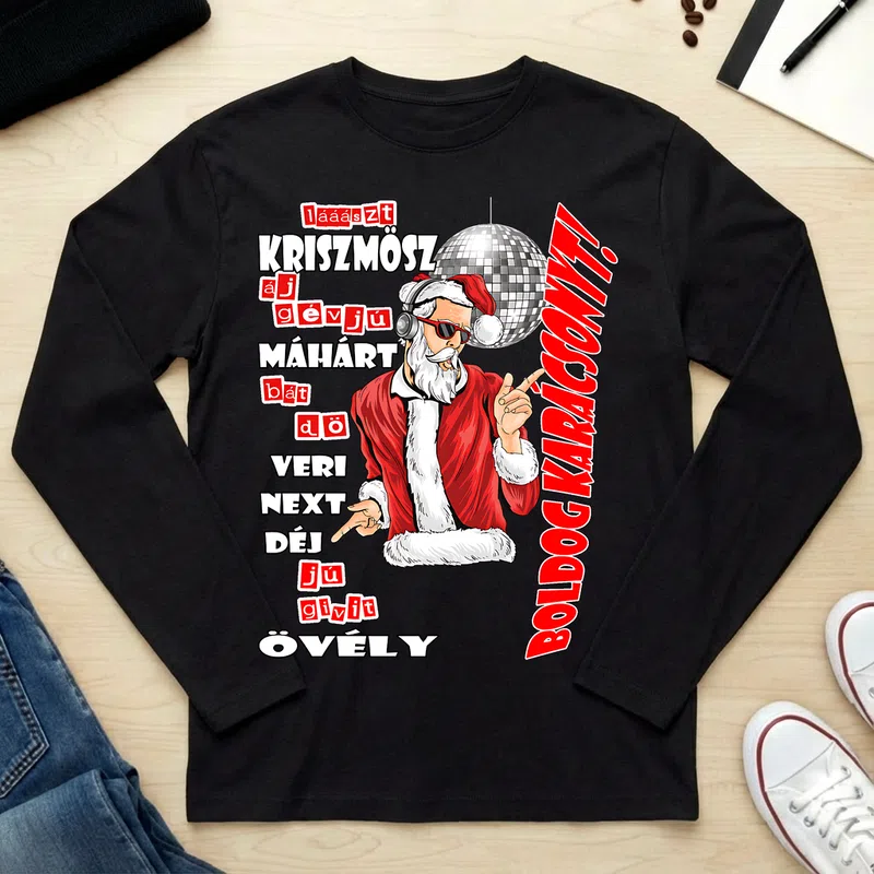 Unisex hosszú ujjú póló