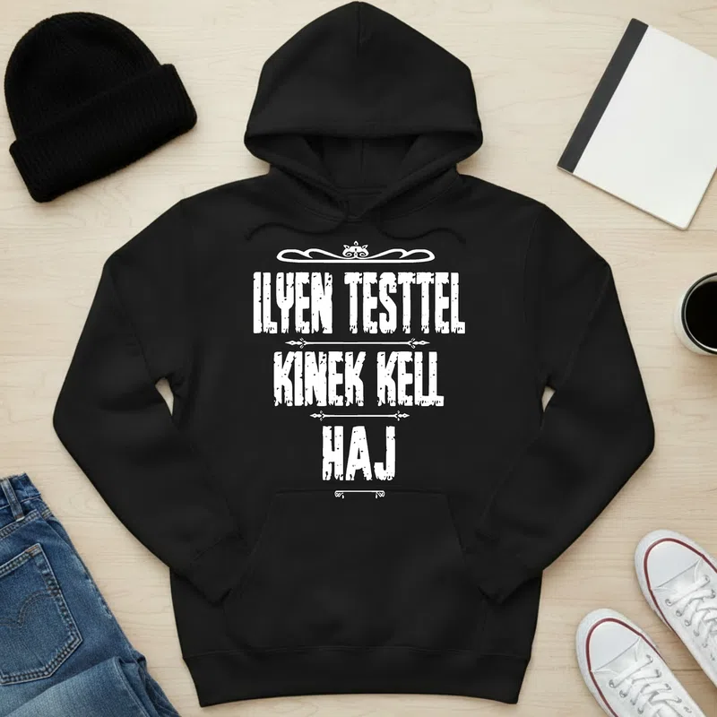 Unisex kapucnis pulcsi