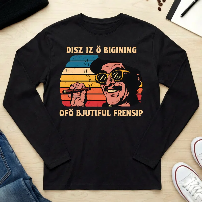 Unisex hosszú ujjú póló