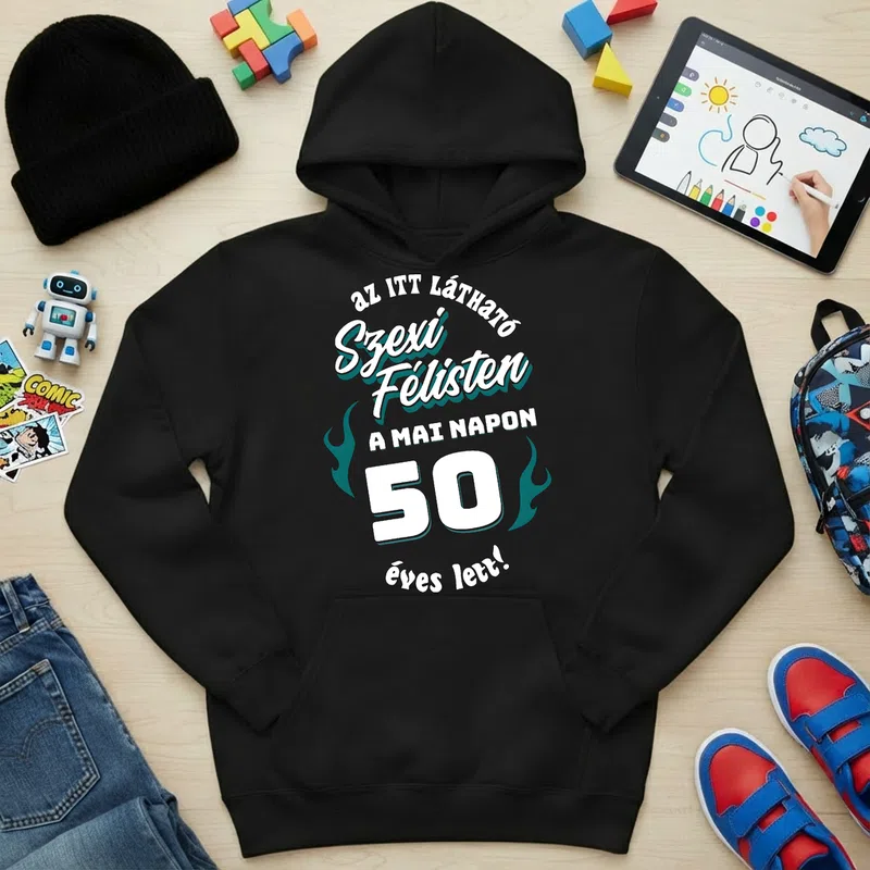 Gyerek kapucnis pulcsi