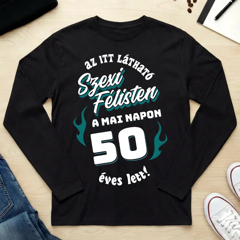 Unisex hosszú ujjú póló