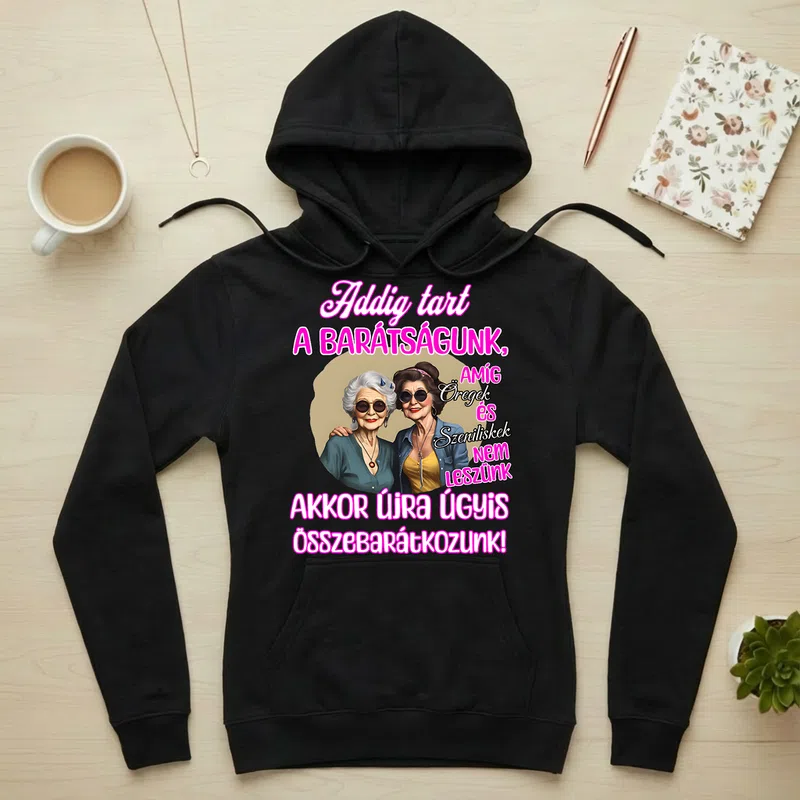 Női kapucnis pulcsi