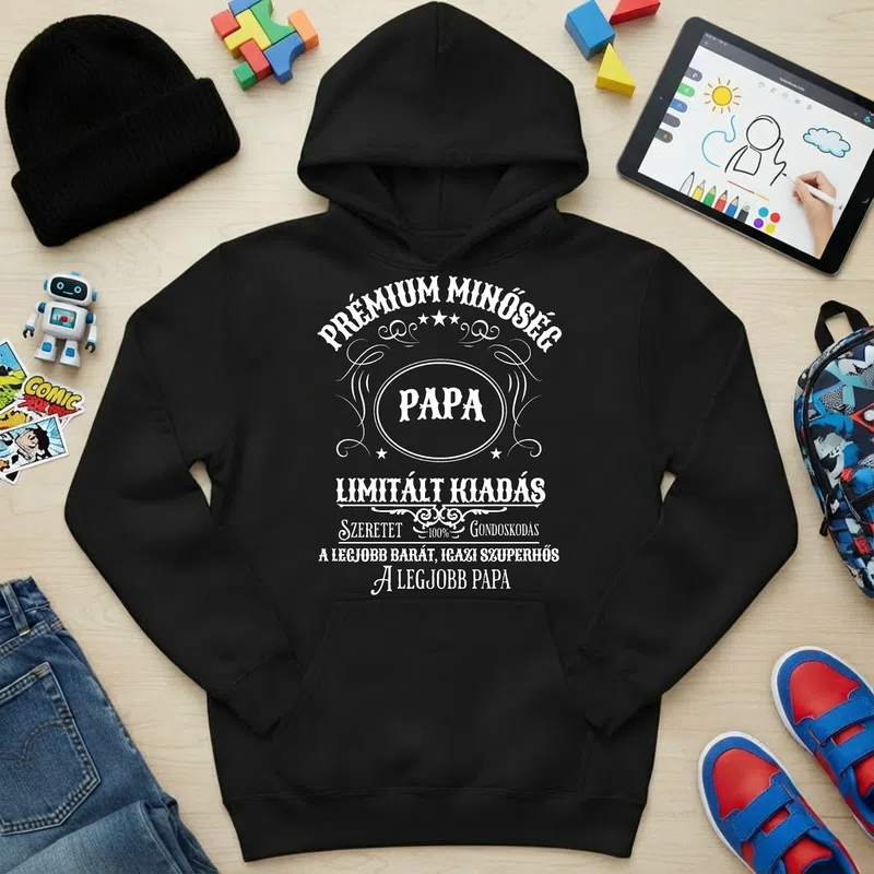 Gyerek kapucnis pulcsi