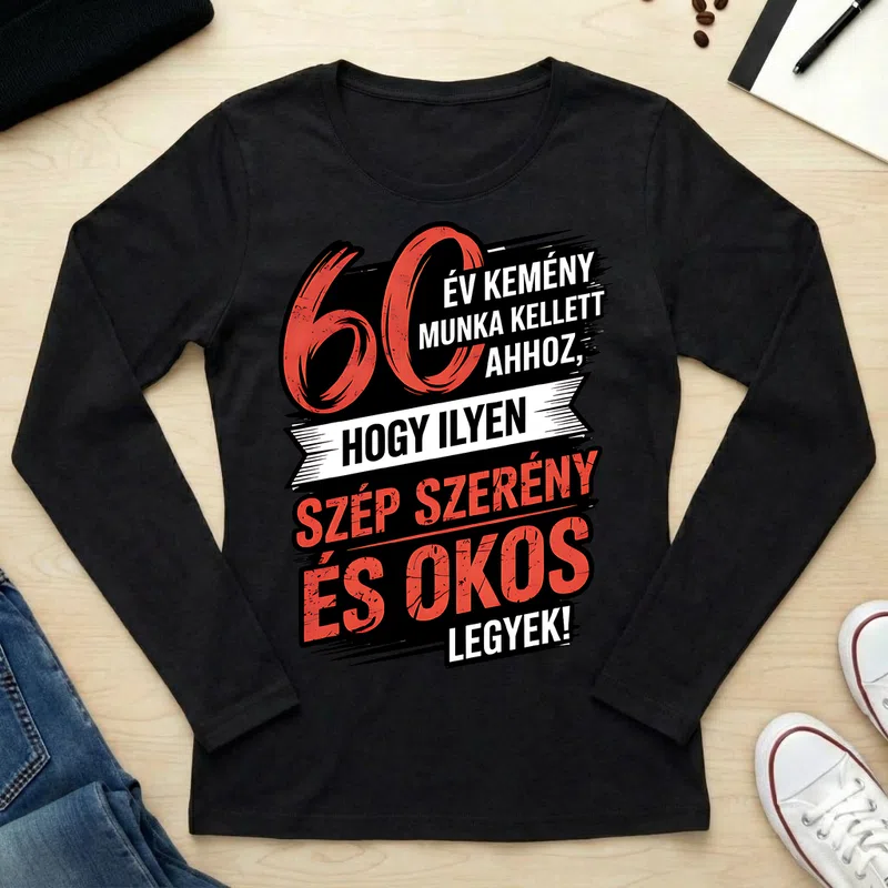 Női hosszú ujjú póló