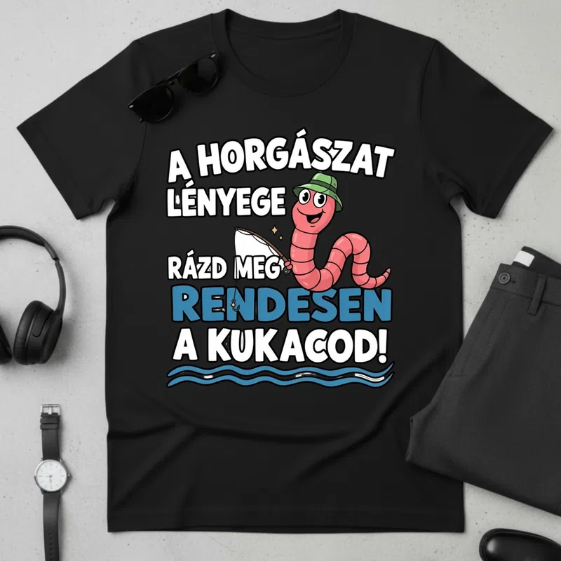 A horgászat lényege rázd meg rendesen a kukacod Horgász
