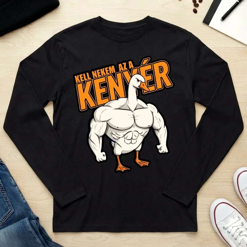 Unisex hosszú ujjú póló