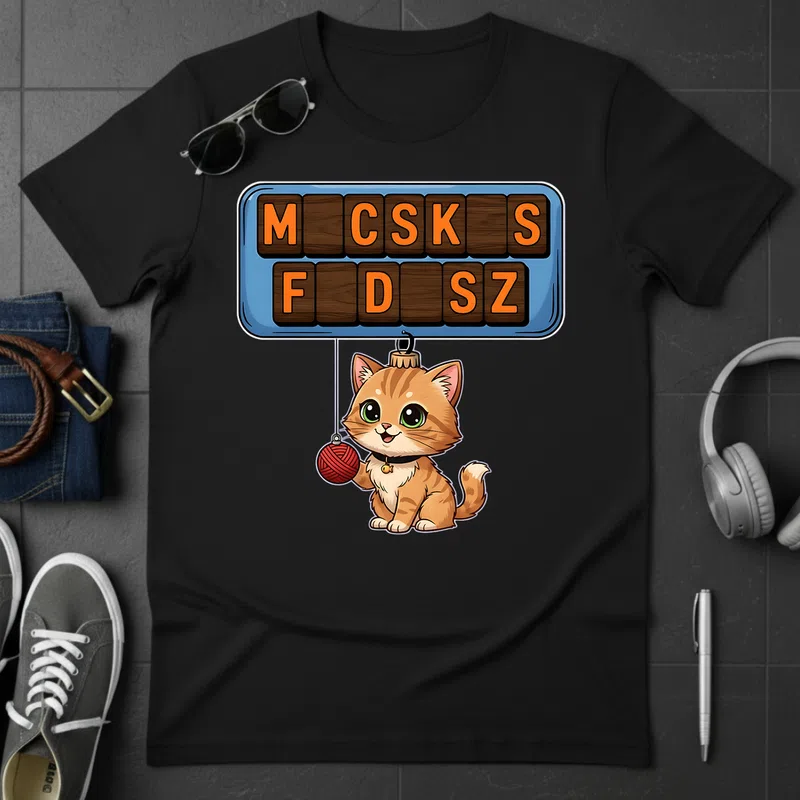 MCSKS FDSZ Cica - Férfi póló - Fekete - Állatok és Természet - Cica