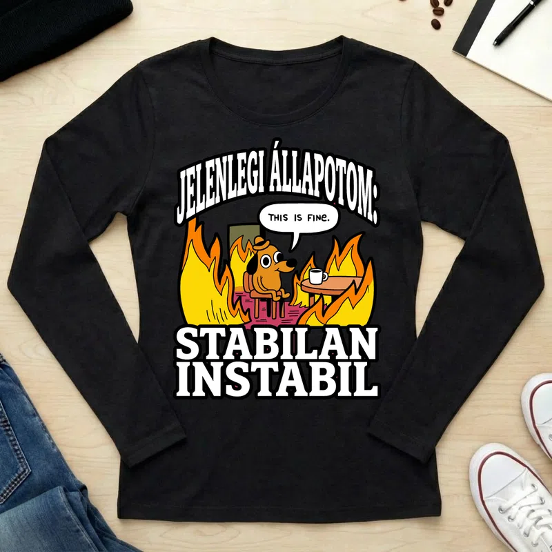 Női hosszú ujjú póló