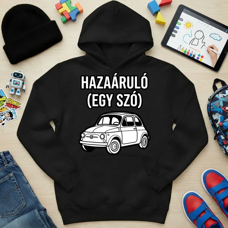 Gyerek kapucnis pulcsi