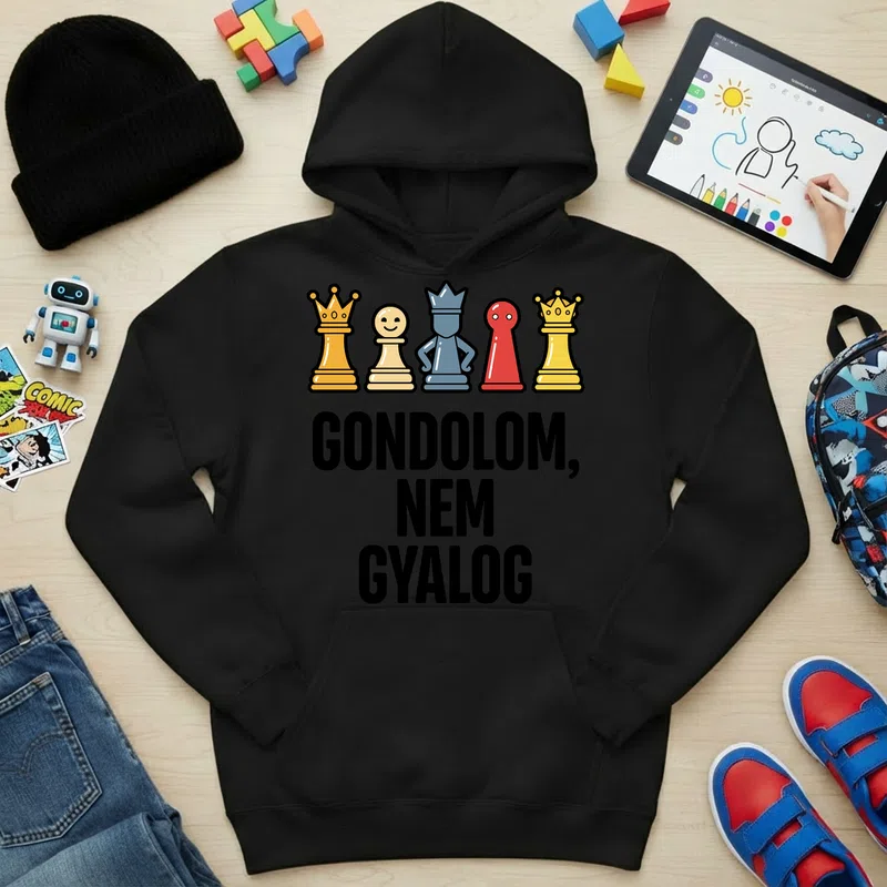 Gyerek kapucnis pulcsi