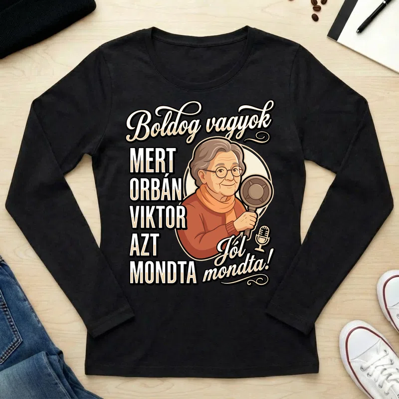 Női hosszú ujjú póló