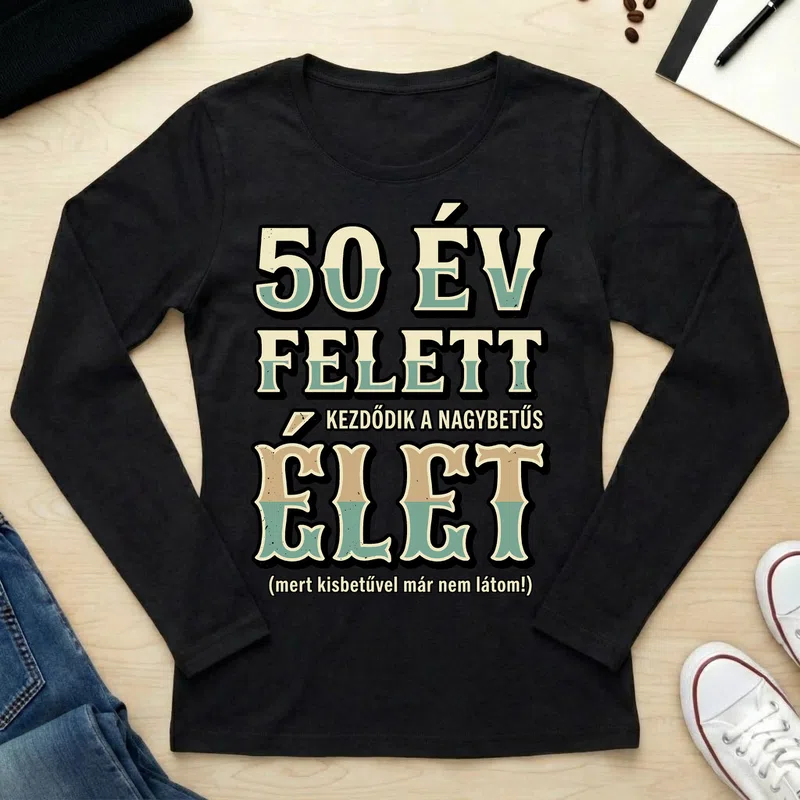 Női hosszú ujjú póló