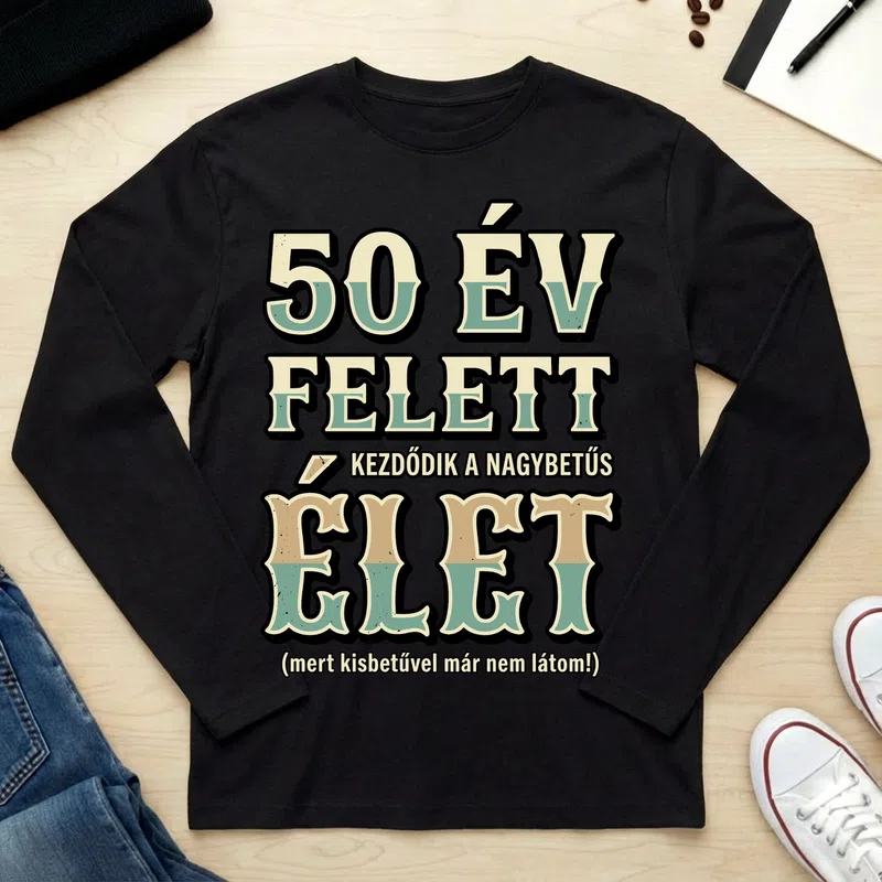 Unisex hosszú ujjú póló