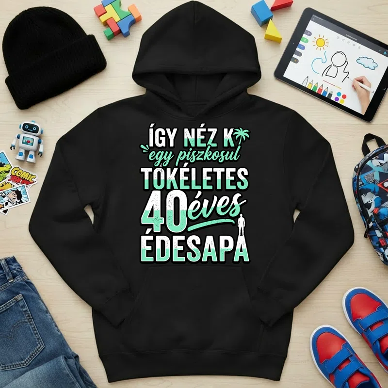 Gyerek kapucnis pulcsi