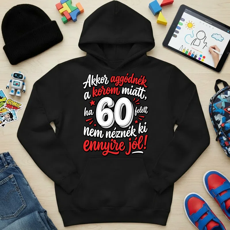 Gyerek kapucnis pulcsi