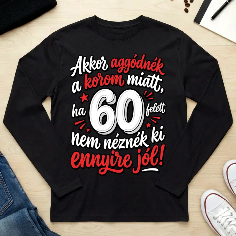 Unisex hosszú ujjú póló