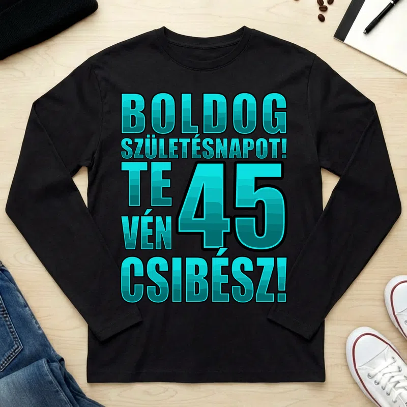 Unisex hosszú ujjú póló