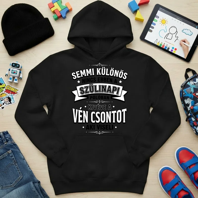 Gyerek kapucnis pulcsi