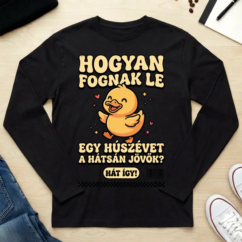 Unisex hosszú ujjú póló