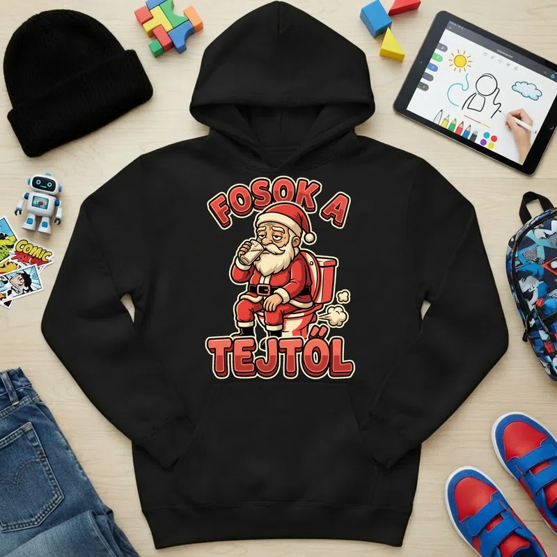 Gyerek kapucnis pulcsi