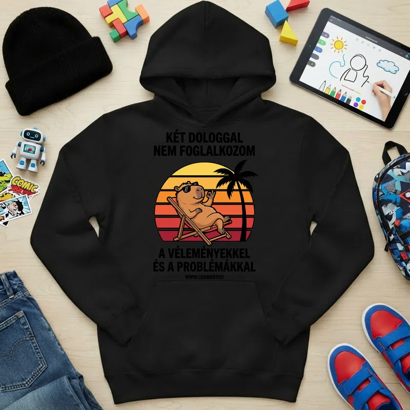 Gyerek kapucnis pulcsi