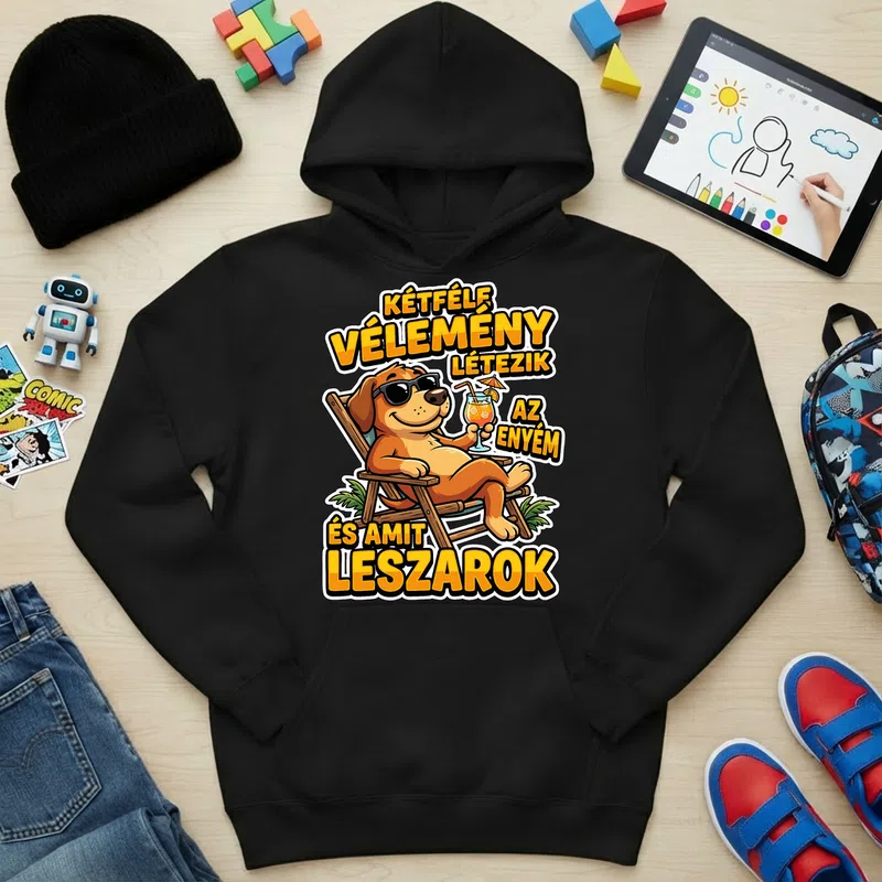 Gyerek kapucnis pulcsi