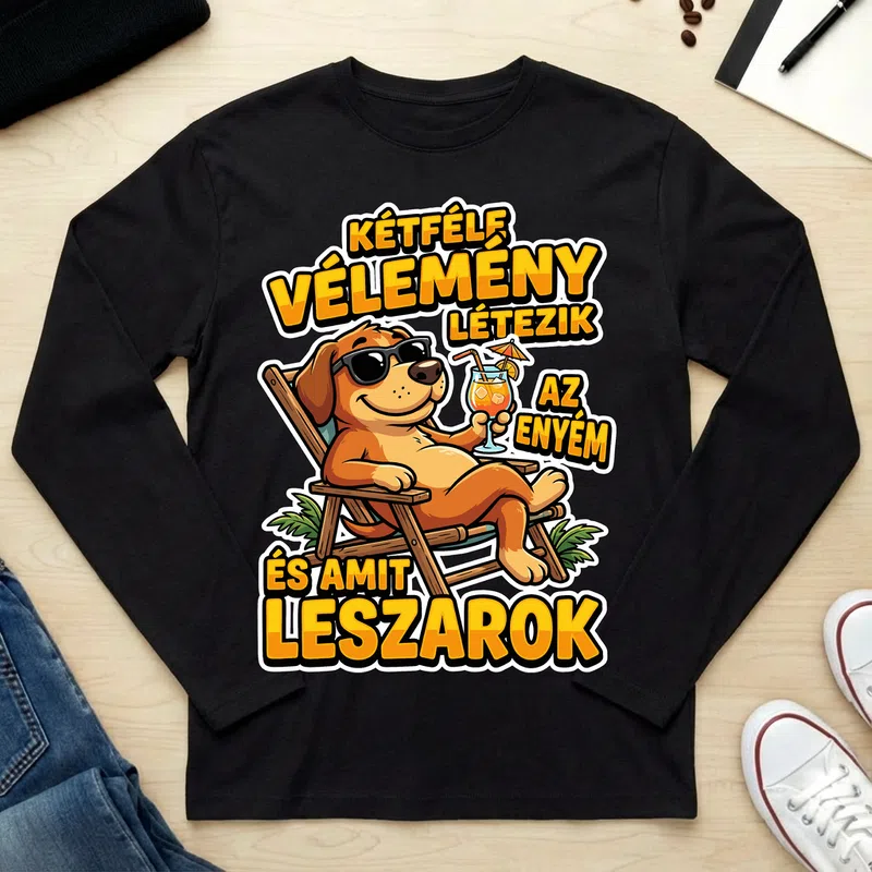 Unisex hosszú ujjú póló