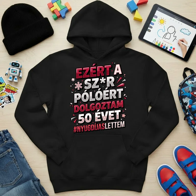 Gyerek kapucnis pulcsi