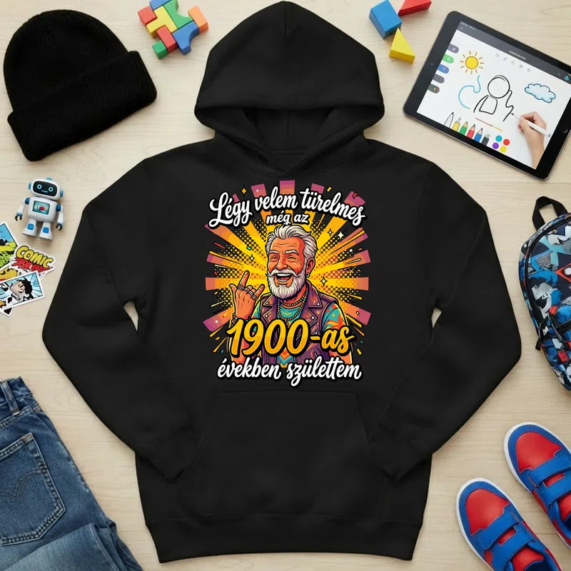 Gyerek kapucnis pulcsi