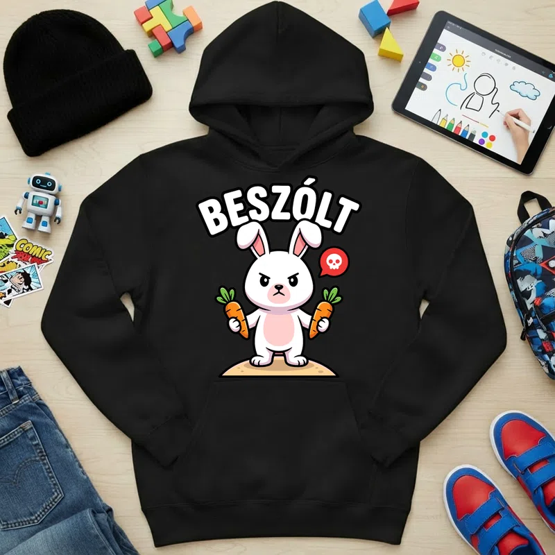 Gyerek kapucnis pulcsi