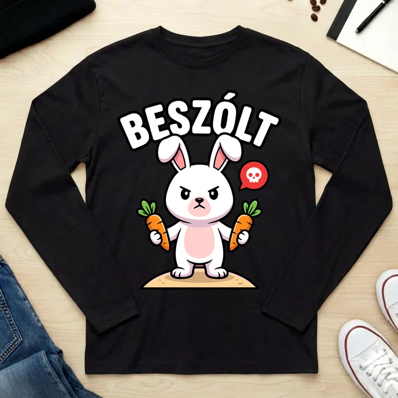 Unisex hosszú ujjú póló