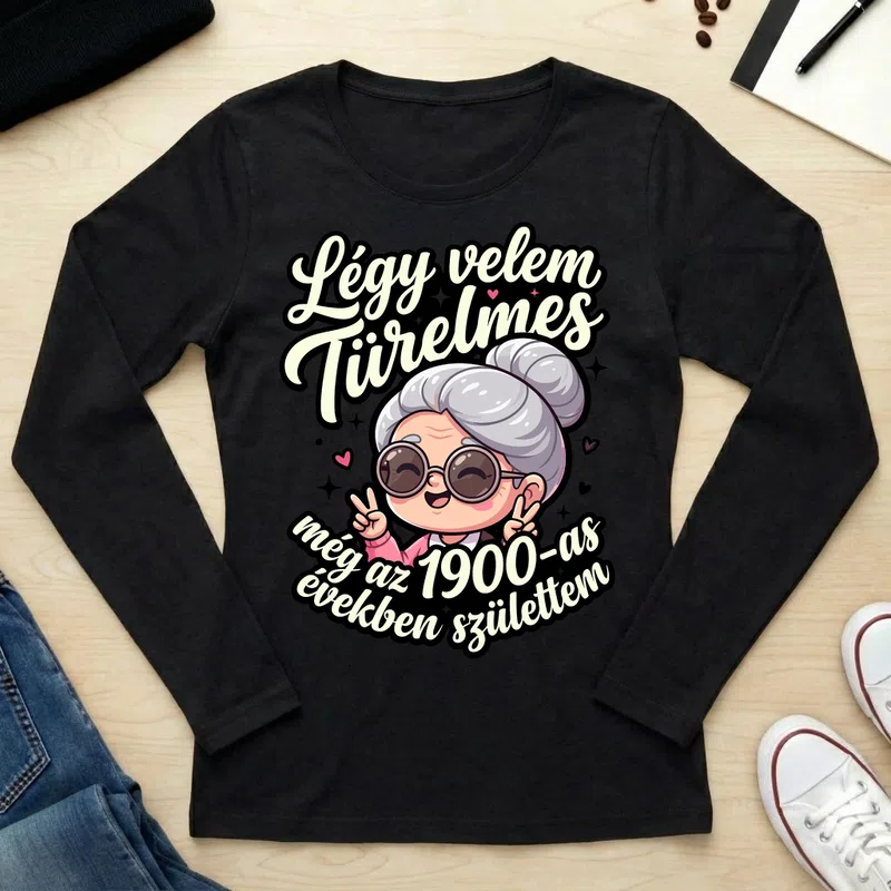 Női hosszú ujjú póló