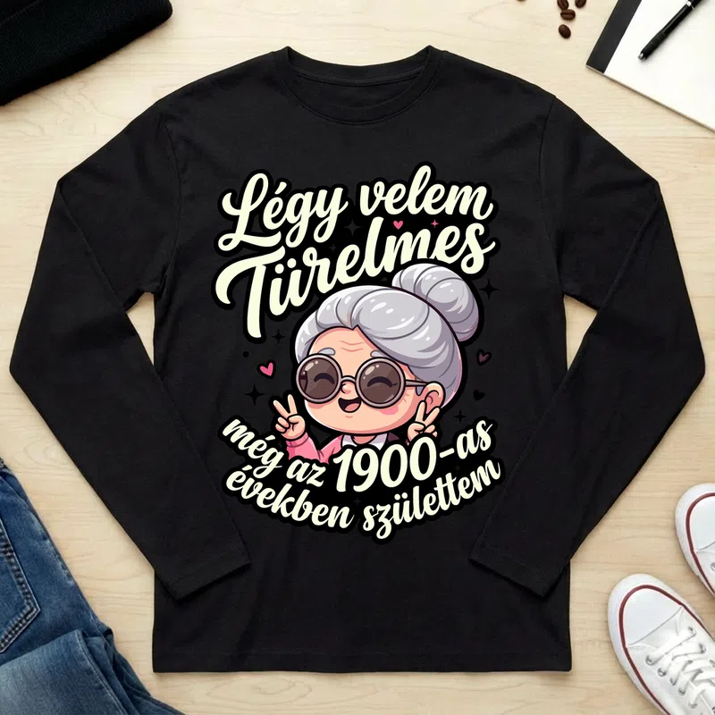 Unisex hosszú ujjú póló