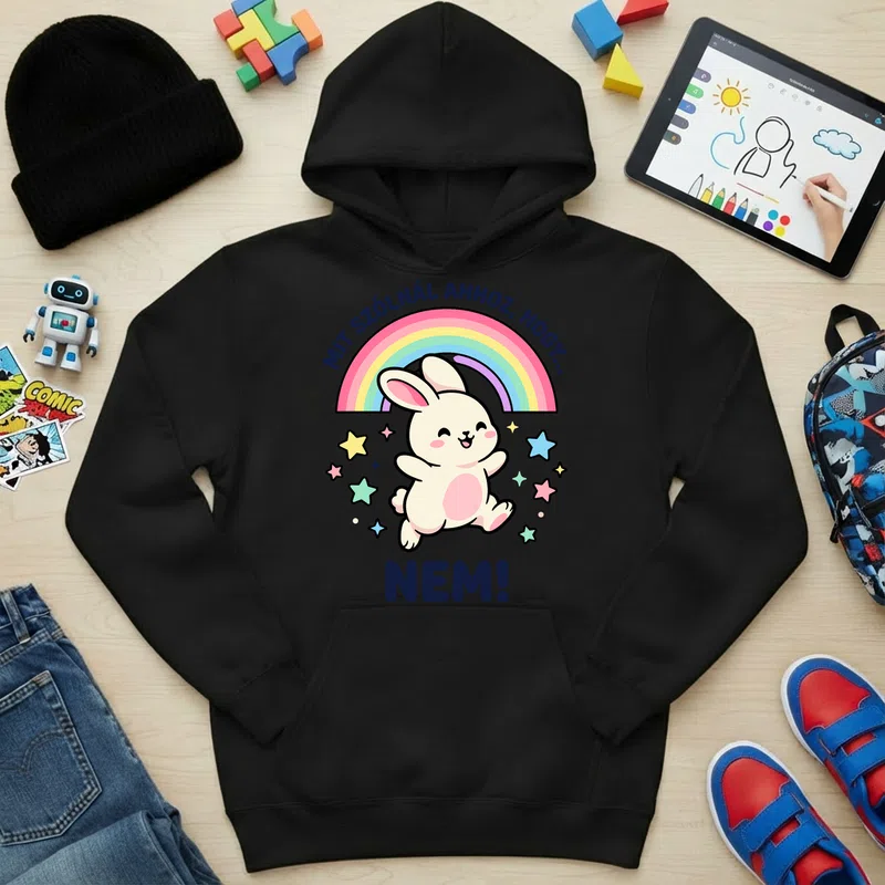 Gyerek kapucnis pulcsi