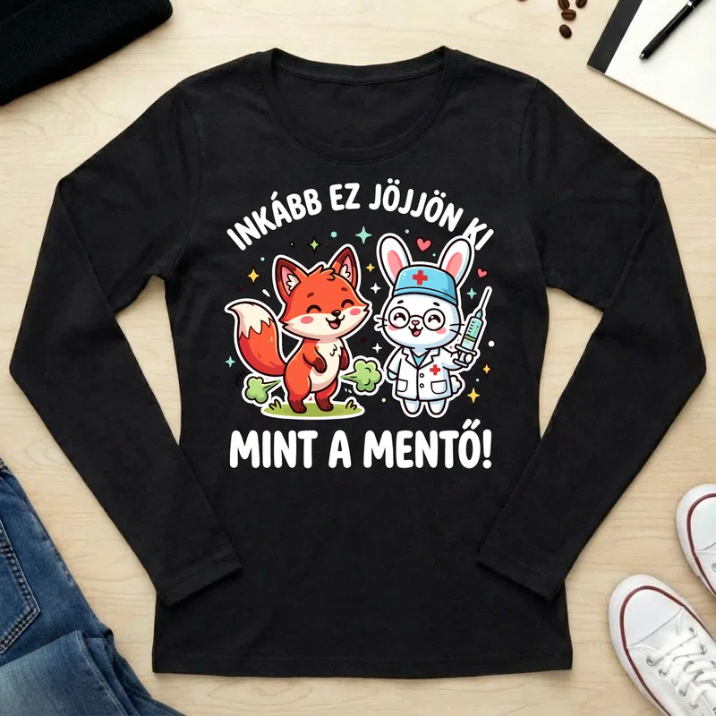 Női hosszú ujjú póló