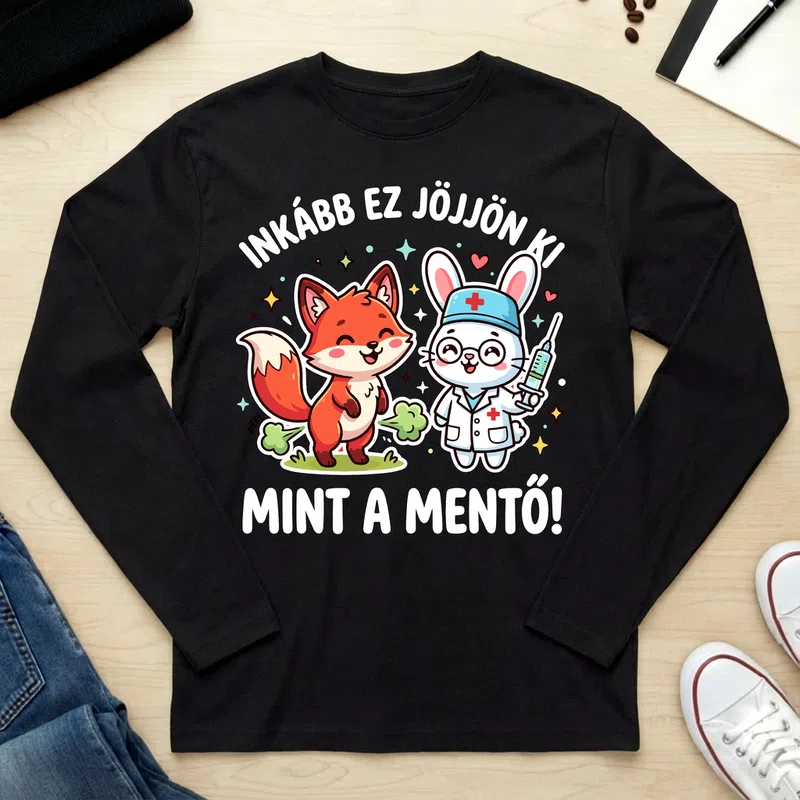 Unisex hosszú ujjú póló