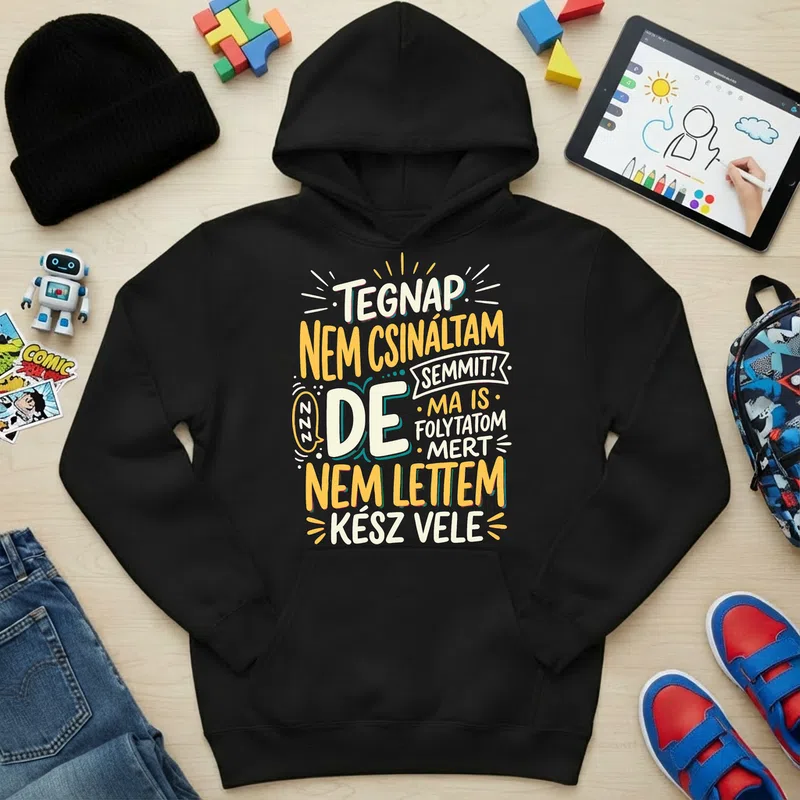 Gyerek kapucnis pulcsi