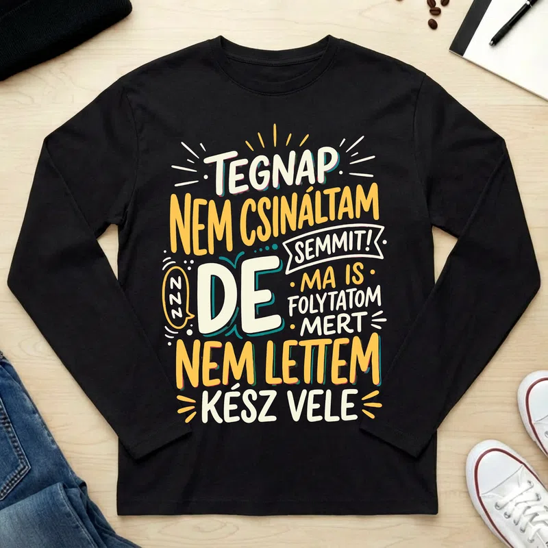 Unisex hosszú ujjú póló