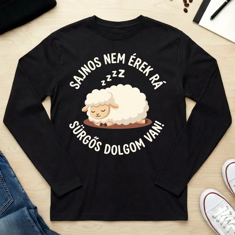 Unisex hosszú ujjú póló