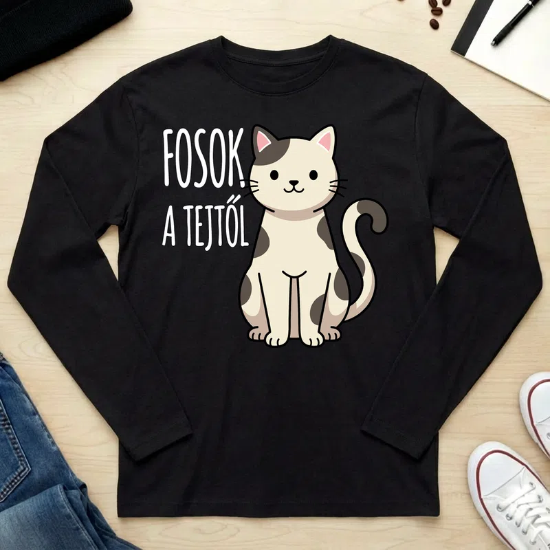 Unisex hosszú ujjú póló