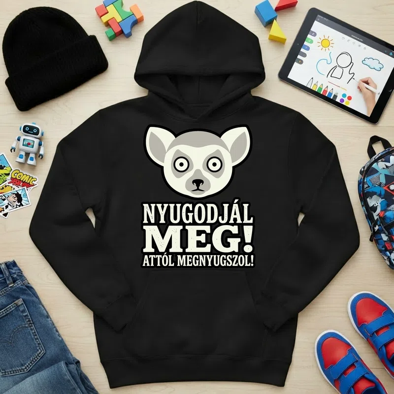 Gyerek kapucnis pulcsi