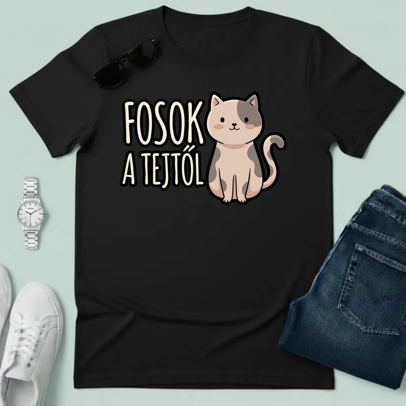 Fosok a tejtől cuki macska