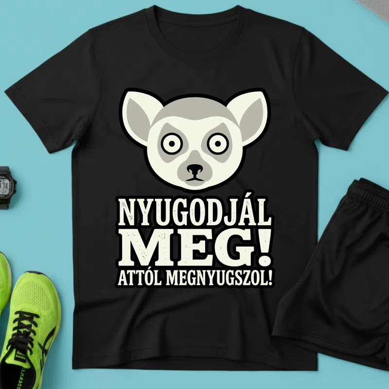 Nyugodjál meg! vicces lemur