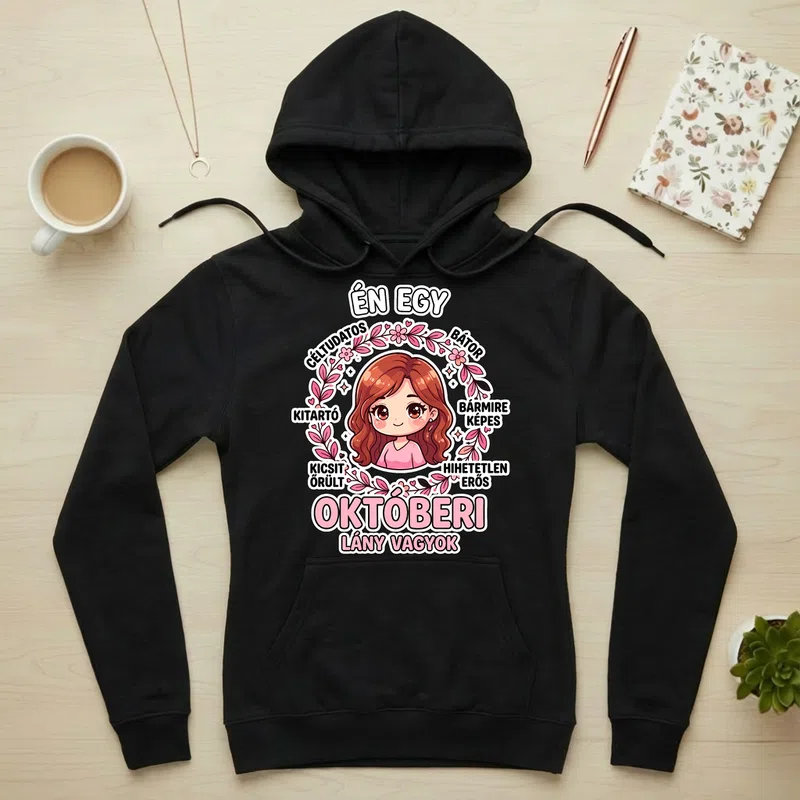 Női kapucnis pulcsi