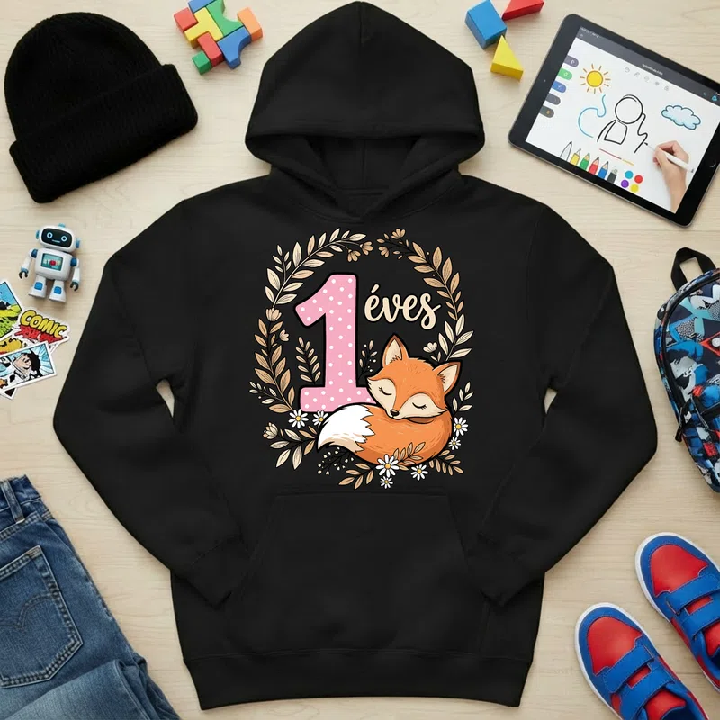 Gyerek kapucnis pulcsi