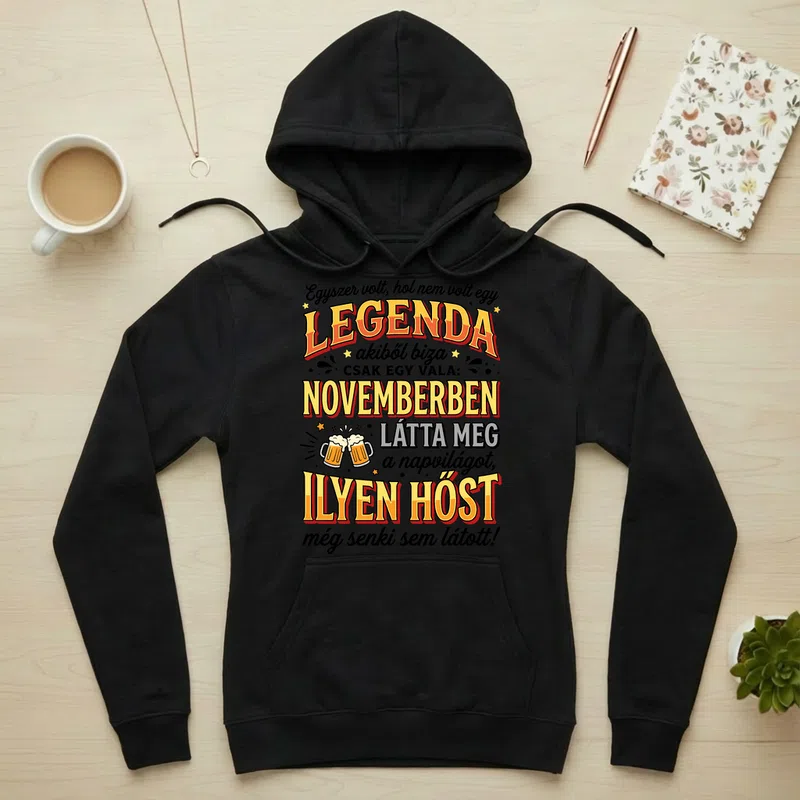 Női kapucnis pulcsi