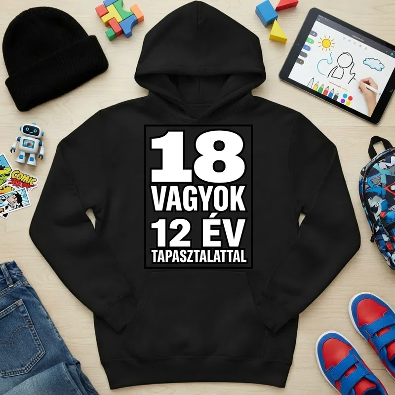 Gyerek kapucnis pulcsi